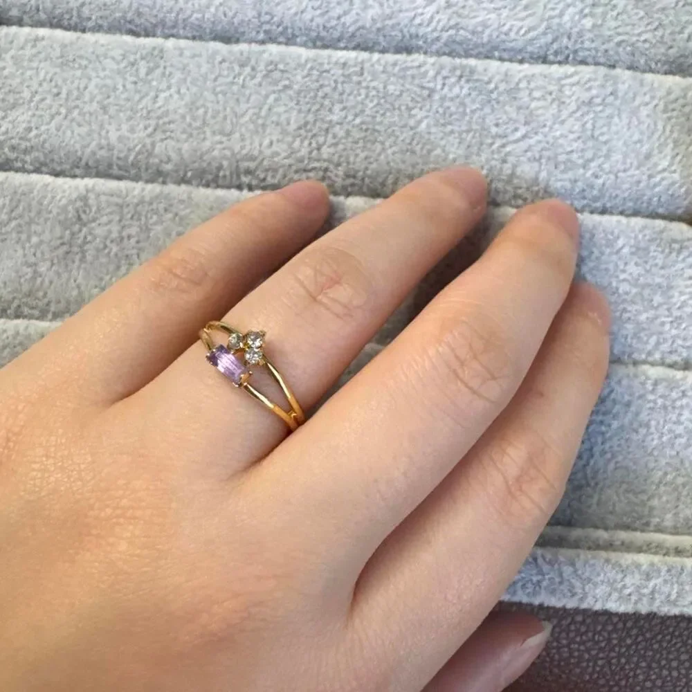 Unbranded Women's Purple and Gold Jewellery
